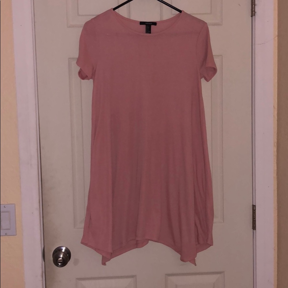 Pink T-Shirt Dress